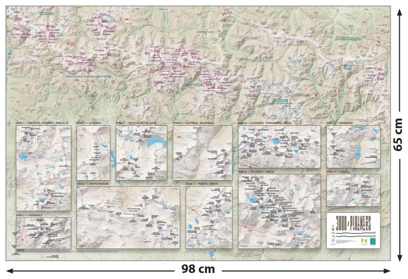 3000 / PIRINEOS MAPA DE RASCAR